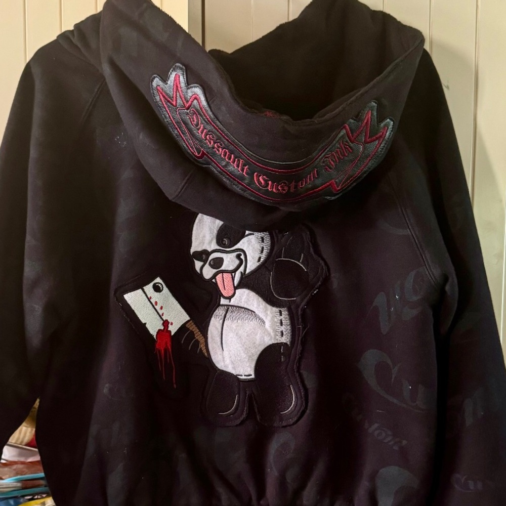 New Dussault Custom Ink Zip-Up Hoodie Jacket